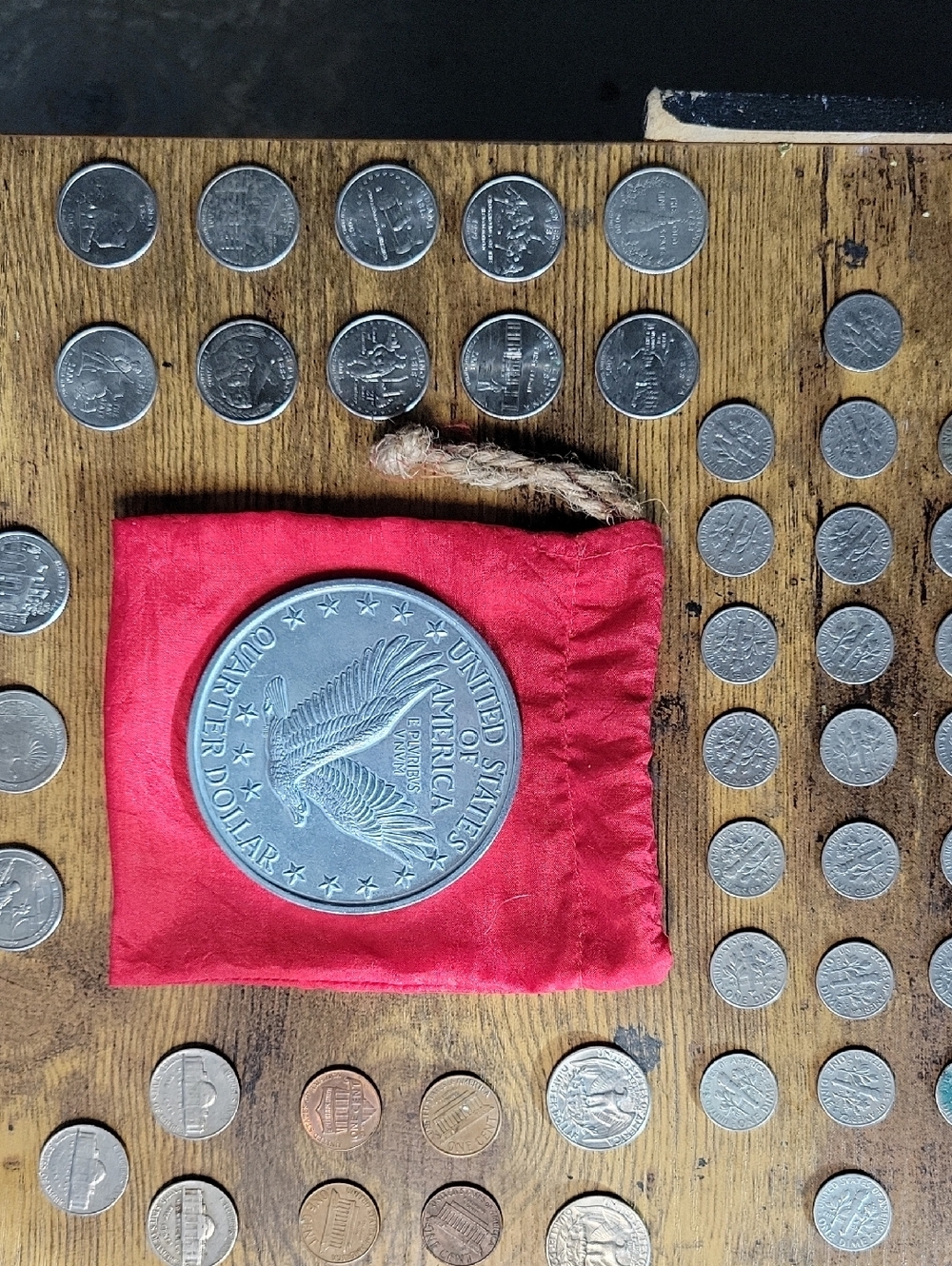 1927 USA Quarter Dollar W/ Commerative Quarters & 1960s Dimes & Nickels